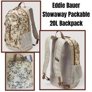 NWT EDDIE BAUR STOWAWAY PACKABLE 20L BACKPACK